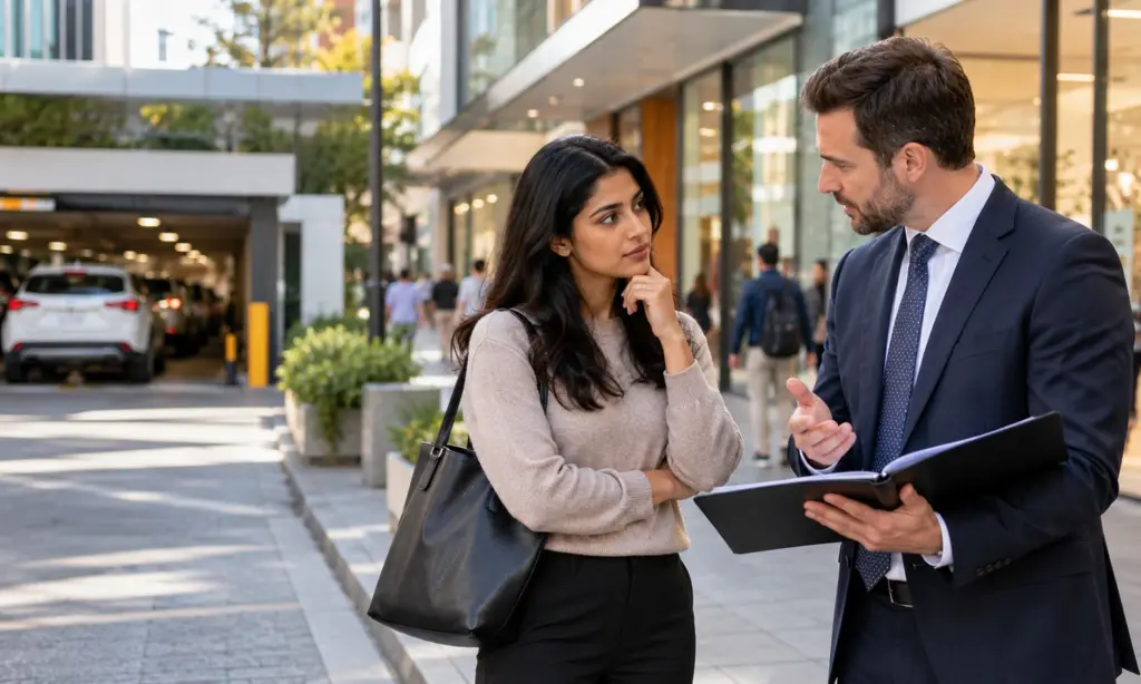 Indian-Australian Woman Consulting A Solicitor About Personal Injury Claims Under The Wrongs Act 1958 In Victoria, Australia.